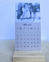 2024 Desktop Animal Art Calendar