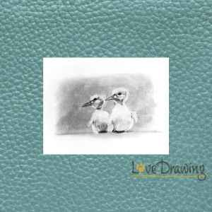 6 What's Up Two Little Chicks Note Cards